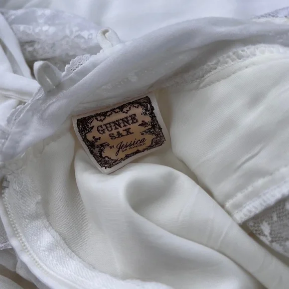 SOLD! ✅ Vintage 1970’s Gunne Sax Peasant Style Lace Wedding Formal Gown - Picture 7 of 7